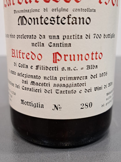 Barbaresco Riserva 1961 Alfredo Prunotto, Cavalieri Del Tartufo Montestefano 72cl