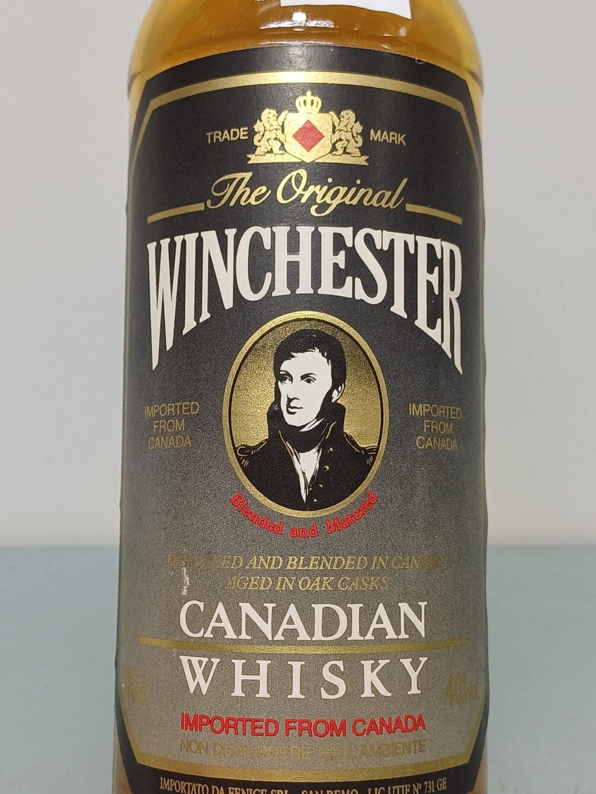 Whisky Winchenster The Original Canadian Whisky 1980 Circa bott.70 cl