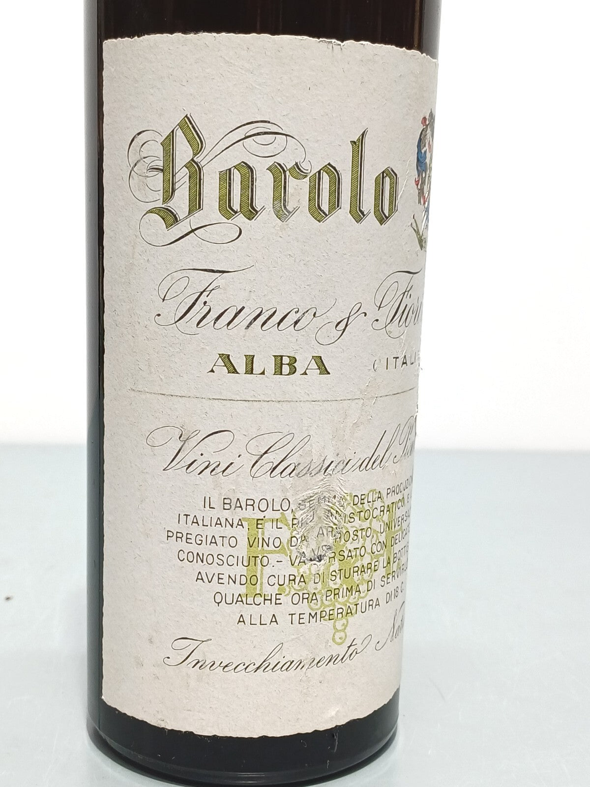 Barolo Franco Fiorina 1964 Alba bott.75 cl 13,5%