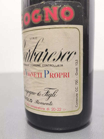 Barbaresco Borgogno Riserva 1964 bott.. 72 cl 13,5%