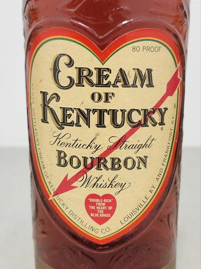 Whisky Cream of Kentucky James E. Pepper's 1960s Straight Bourbon bott.75 cl 40%