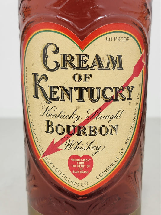 Whisky Cream of Kentucky James E. Pepper's 1960s Straight Bourbon bott.75 cl 40%
