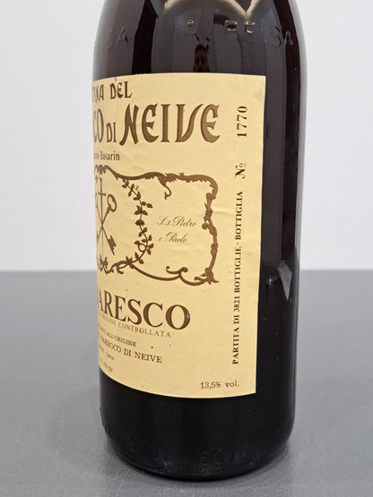 Barbaresco Parroco Neive 1978 Riserva Speciale Vigneto Basarin bott. 75 cl