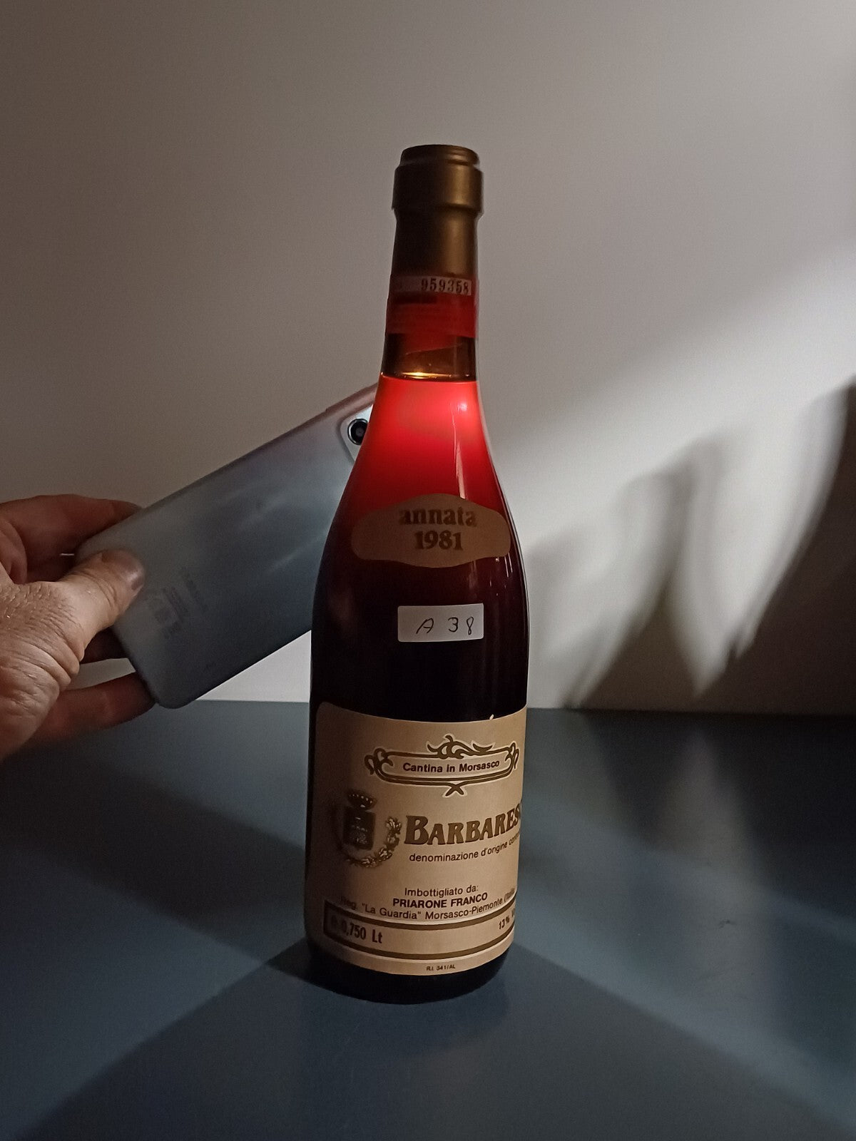 Barbaresco Priarone Franco 1981 bott. 75 cl 13%
