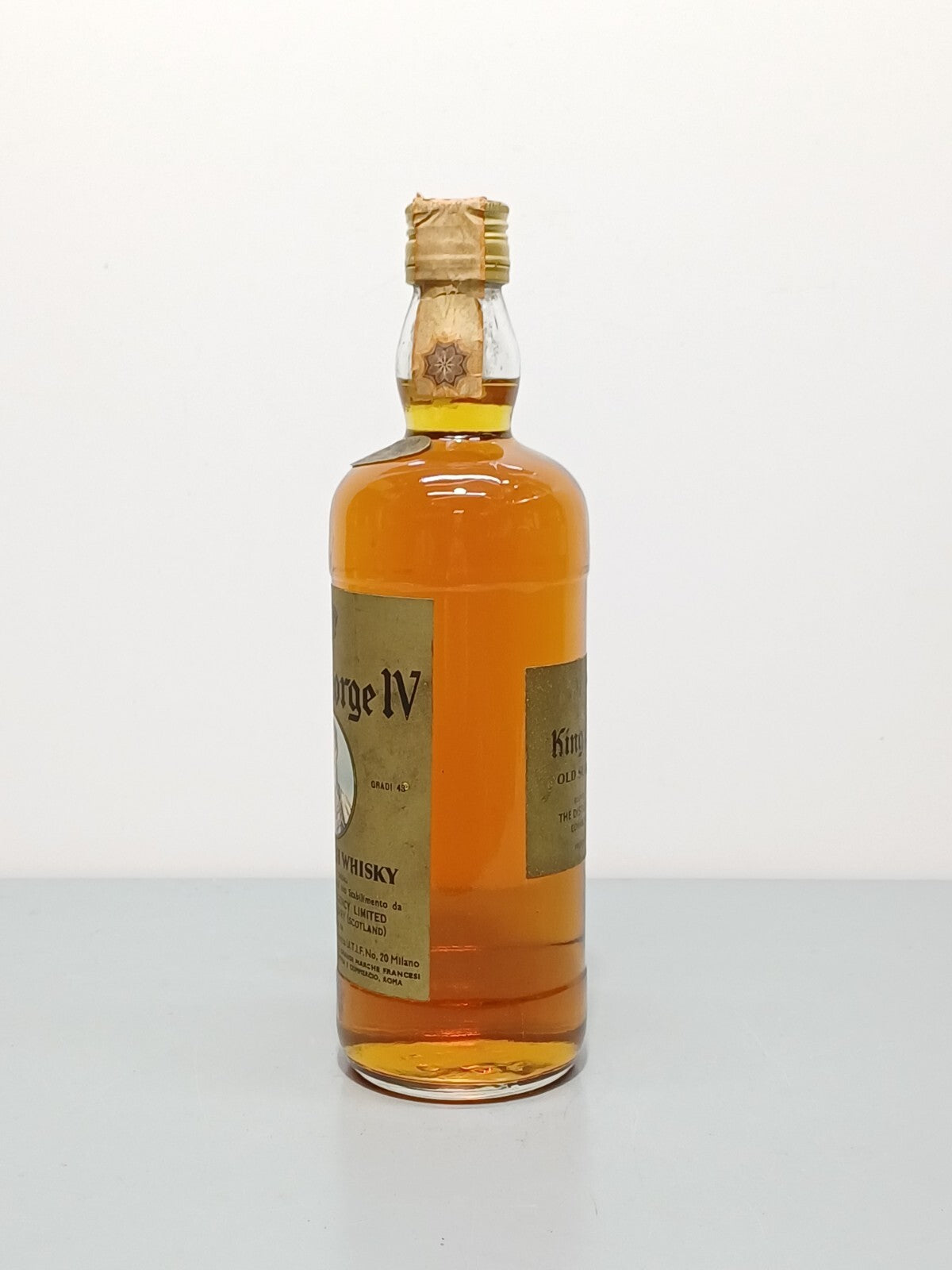 Whisky King George IV 1960s bott. 75 cl 40s