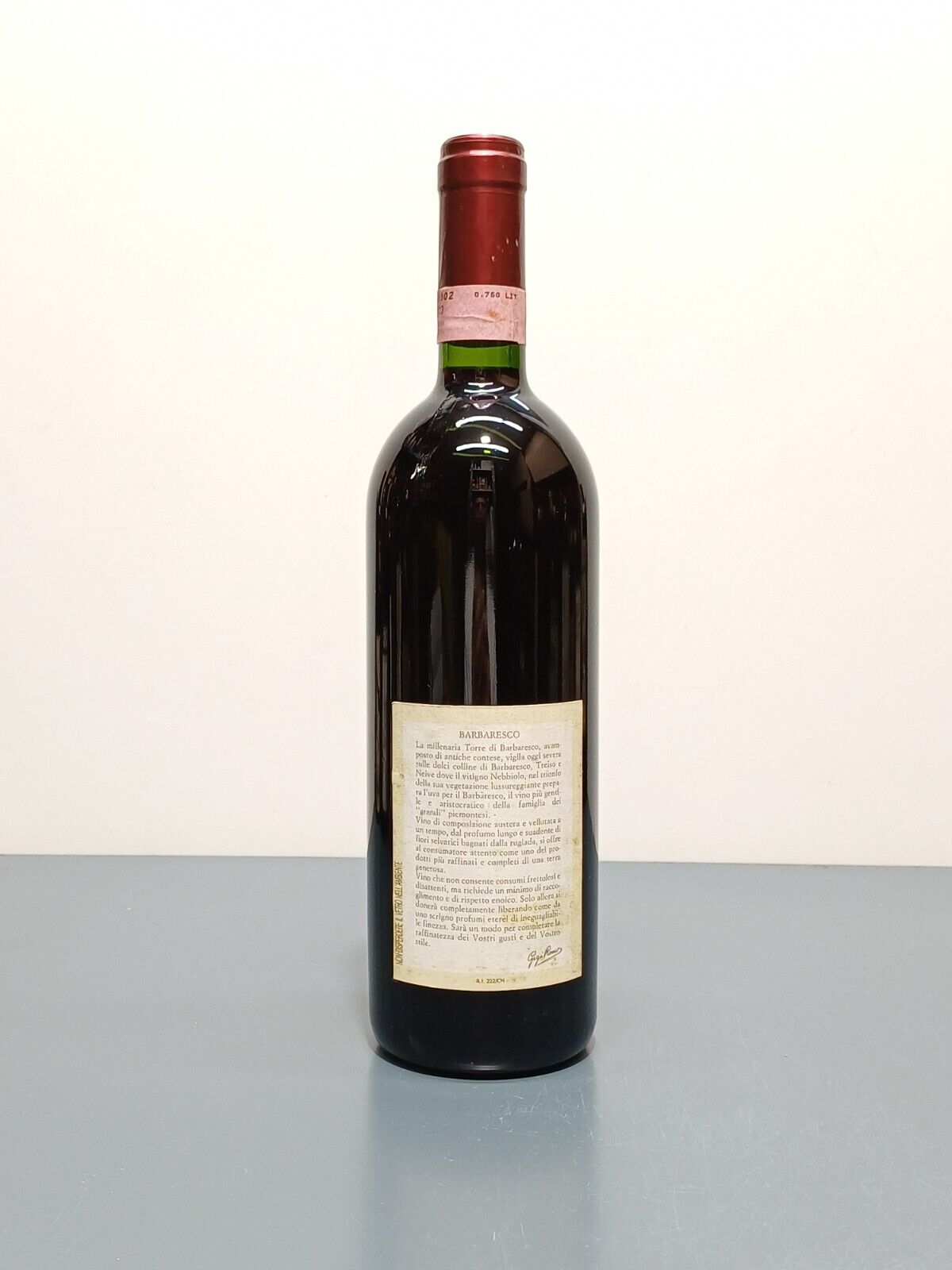 Barbaresco 1992 Gigi Rosso Vigneto Viglino bott..0.75 cl