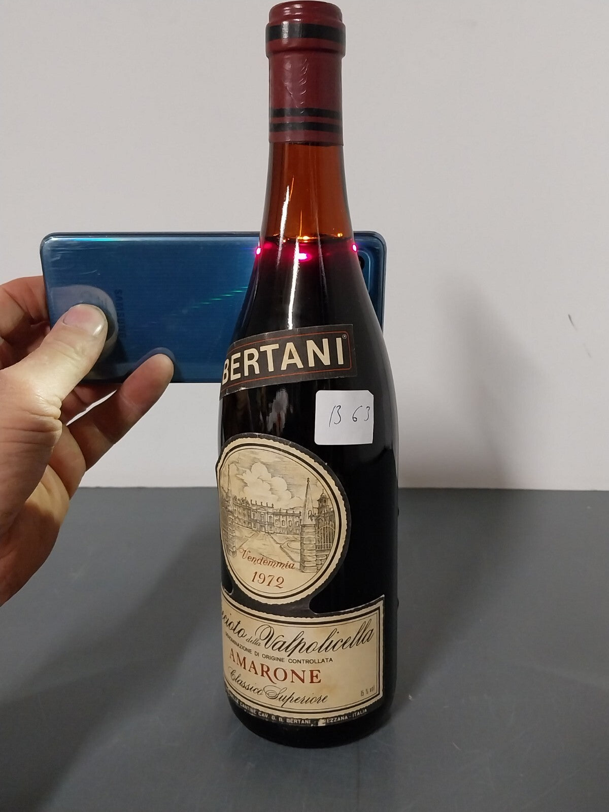 Amarone Bertani 1972 Recioto della Valpolicella Classico Bott. 75 cl 15%