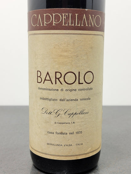 Barolo Cappellano 1980 Serralunga d'Alba bott.75 cl 13.5%