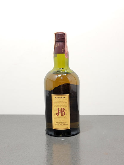 Whisky J & B 15 years Reserve 1980s Fines Old Scotch Whisky bott.70 cl 43 %
