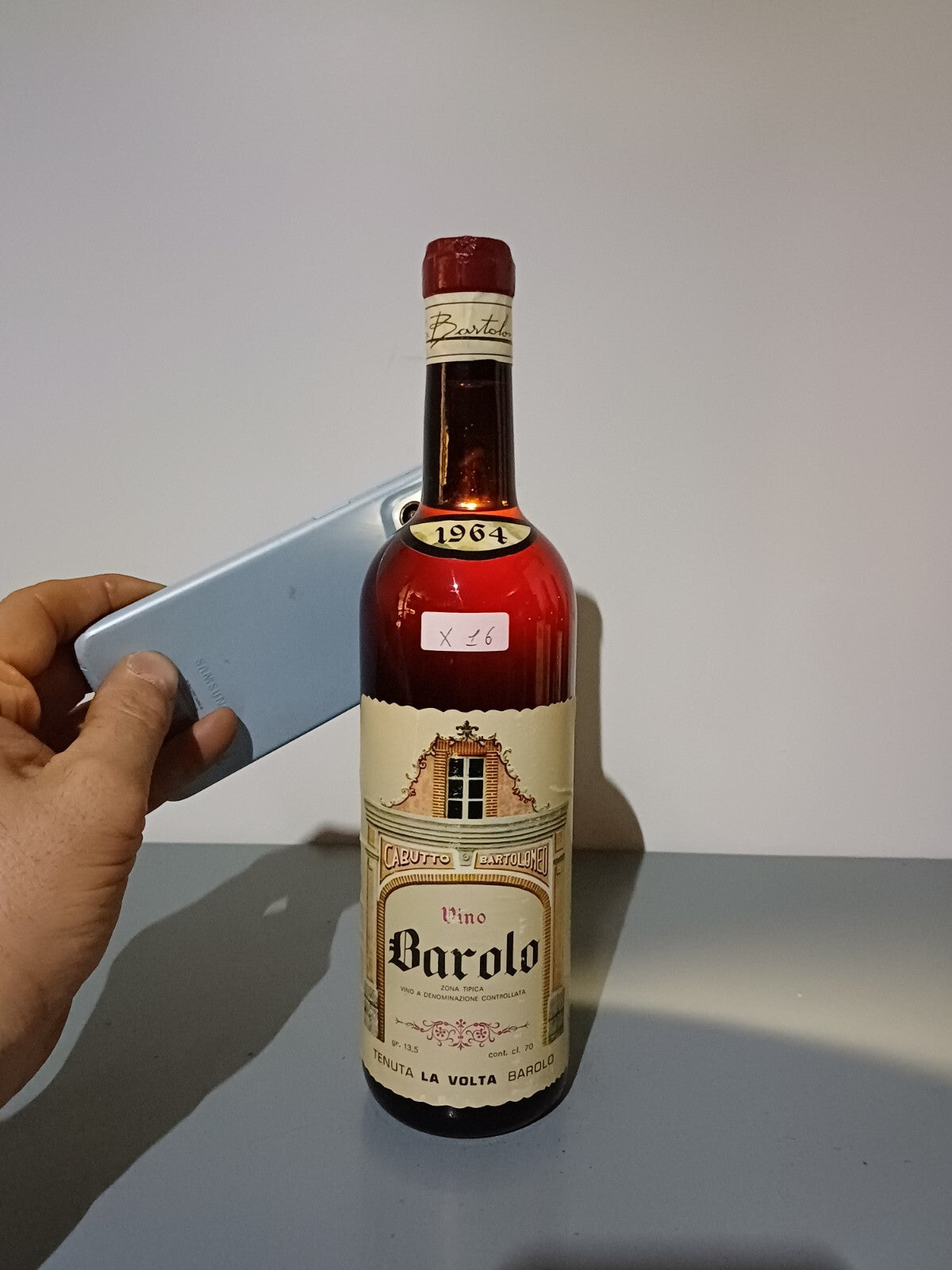 Barolo Cabutto Bartolomeo 1964 Tenuta La Volta bott.75 cl 13,5%