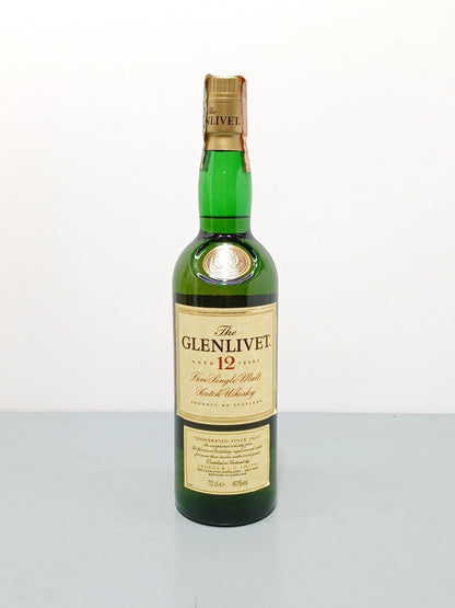 Whisky The Glenlivet 12 years Pure Single Malt bott.70 cl