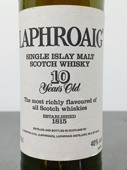 Whisky Laphroaig 10 years 1980s Single Islay Malt Scotch Whisky bott.70 cl 43%