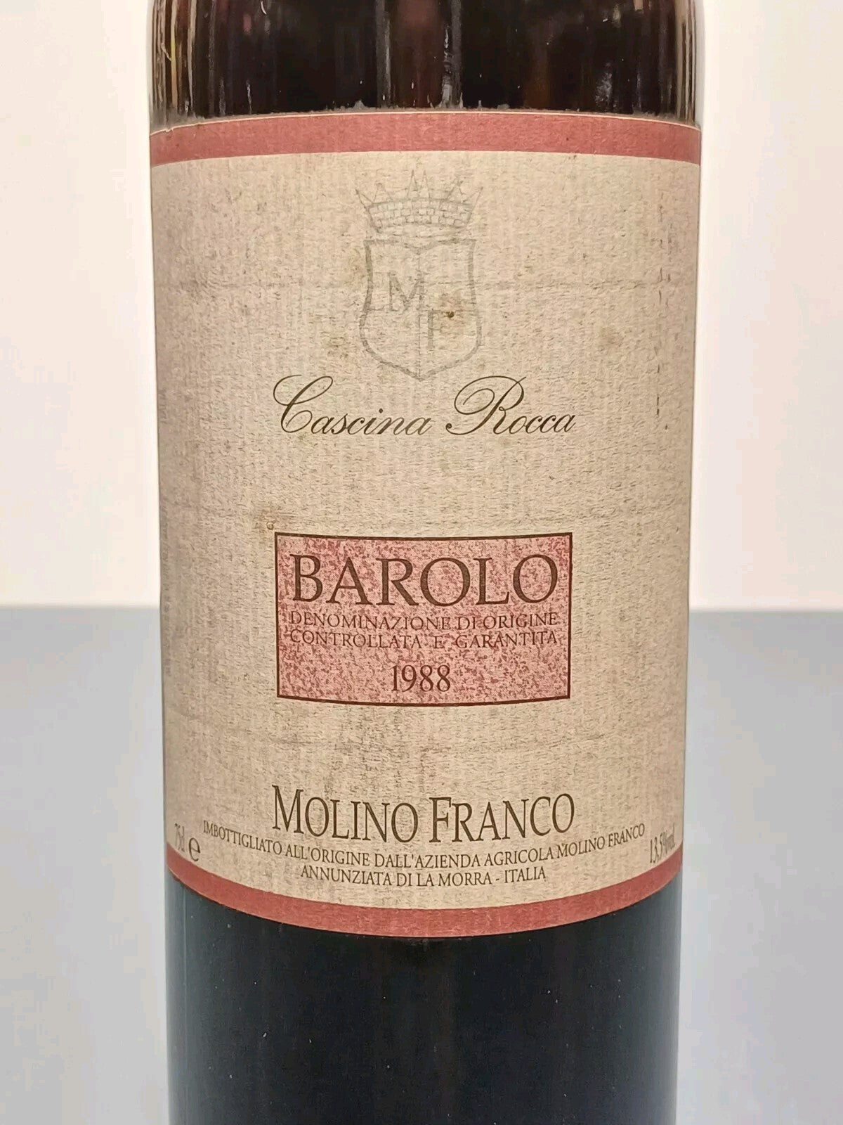 Barolo 1988 Franco Molino Cascina Rocca La Mora bott.75 cl