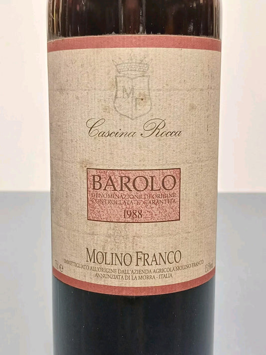Barolo 1988 Franco Molino Cascina Rocca La Mora bott.75 cl