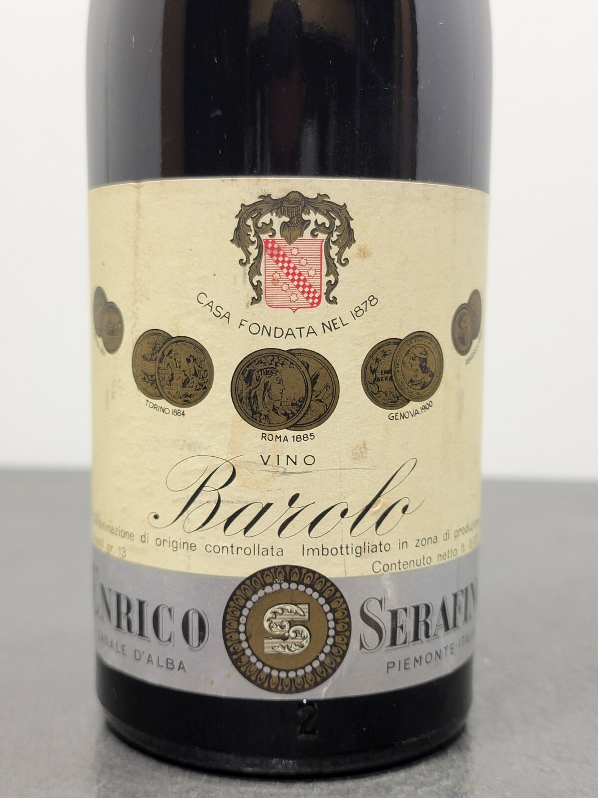 Barolo Enrico Serafino 1964 Riserva bott.72 cl 13%