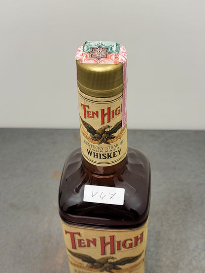 Whisky Ten High Kentucky Straight Bourbon Whisky 1990s bott.70 cl 40%