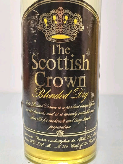 Whisky Scottish Crown anni 70 Finest Old Scotch Whisky bott.75 cl
