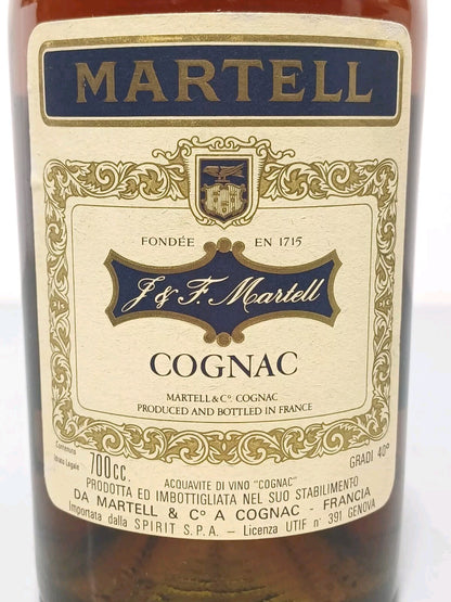 10 Bottles of Cognac Martell 1970s Very Special bott.70 cl 40%