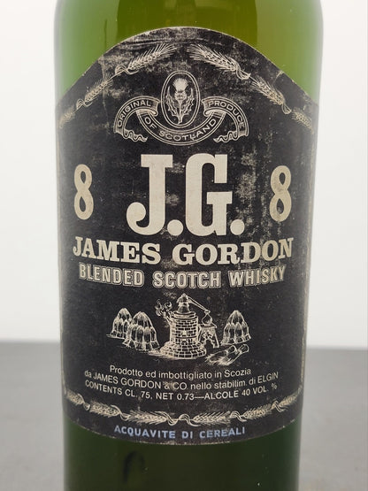 J & G James Gordon 8 years 1965 Blended Scotch Whisky bott. 75 cl 40%