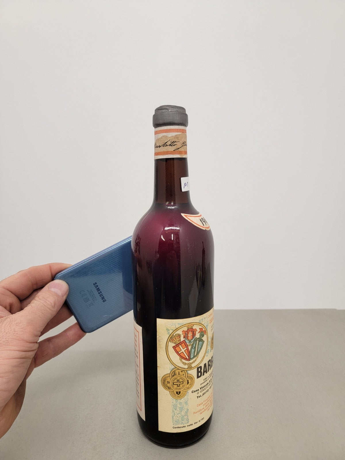 Barbaresco Castello Di Verduno 1965    G.B .Burlotto bott.. 72 cl 13.5%