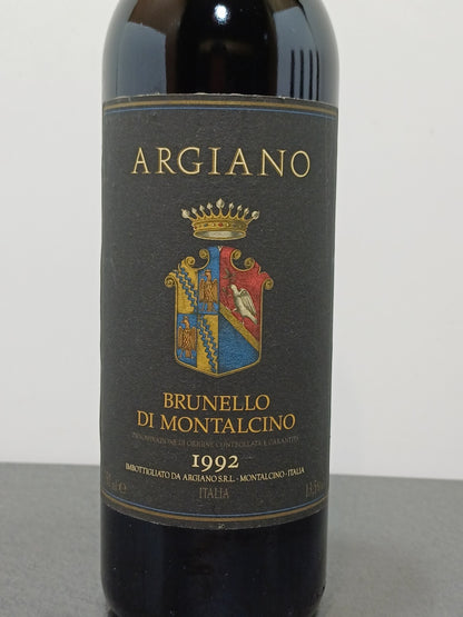 Brunello di Montalcino Argiano 1992 bott.75 cl 13.5%