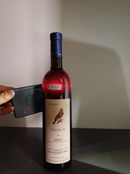 Barolo Marziano Abbona 1997 Terlo Ravera Dogliani bott.75 cl 14%