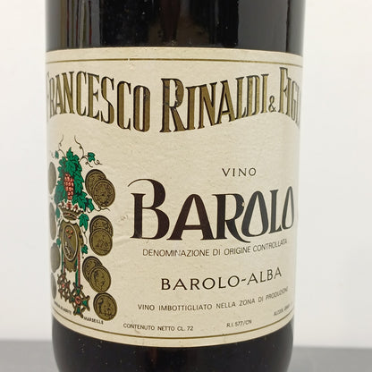 Barolo 1967 Francesco Rinaldi bott. 72 cl 13.5%