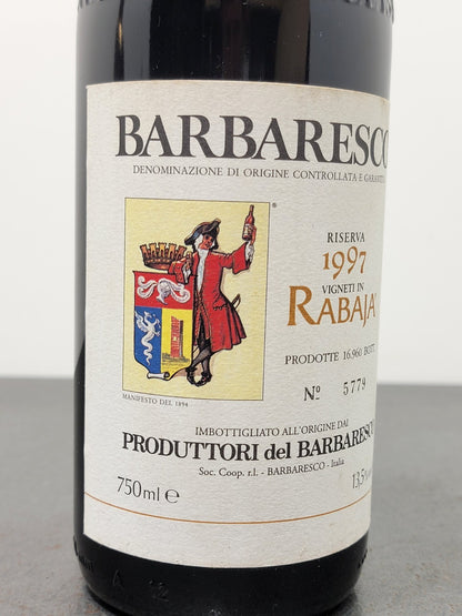 Barbaresco Rabaja Riserva 1997 Produttori Del Barbaresco bott.75 cl 13.5%