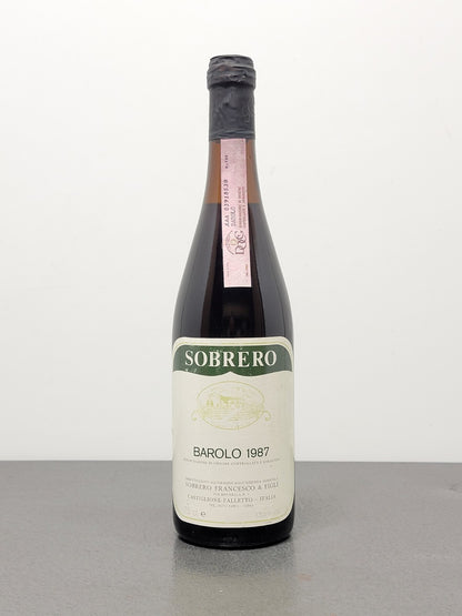 Barolo Sobrero 1987 Francesco & Figli Castiglione Falletto bott. 75 cl 13.5%