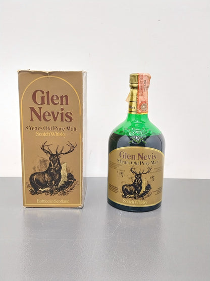 Whisky Glen Nevis 8 years old Pure Malt anni ‘70 bott. 0.75 cl