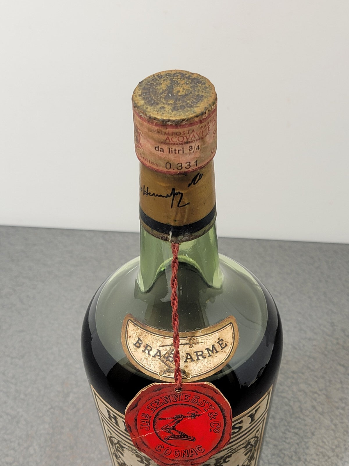 Cognac Hennessy Bras Arme 1950s bott.73 cl 40%
