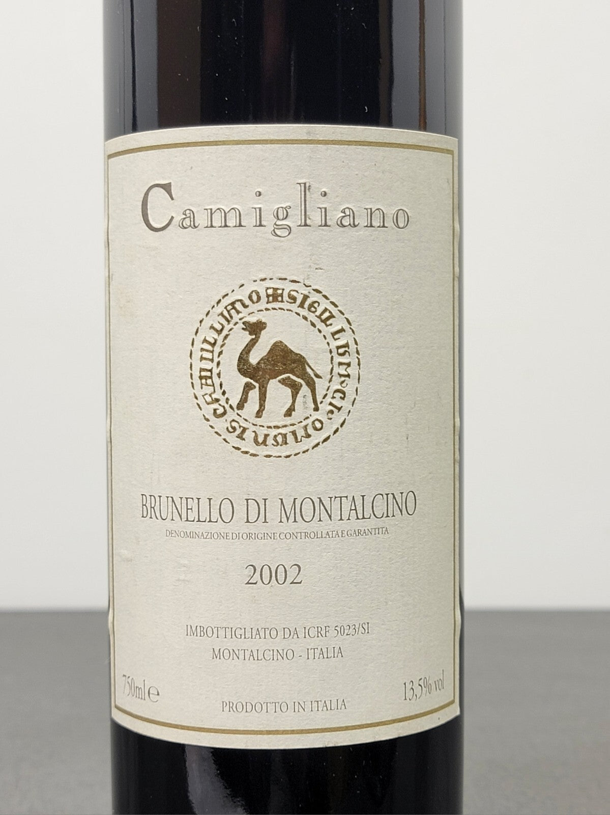 Brunello Di Montalcino Camigliano 2002 bott. 75 cl 13.5%