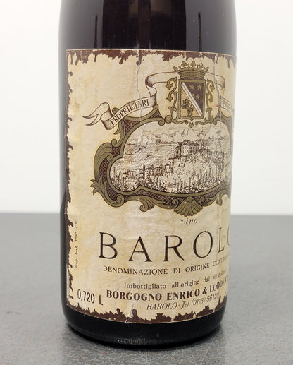 Barolo Enrico & Ludovico Borgogno 1975 Riserva bott.72 cl 14%