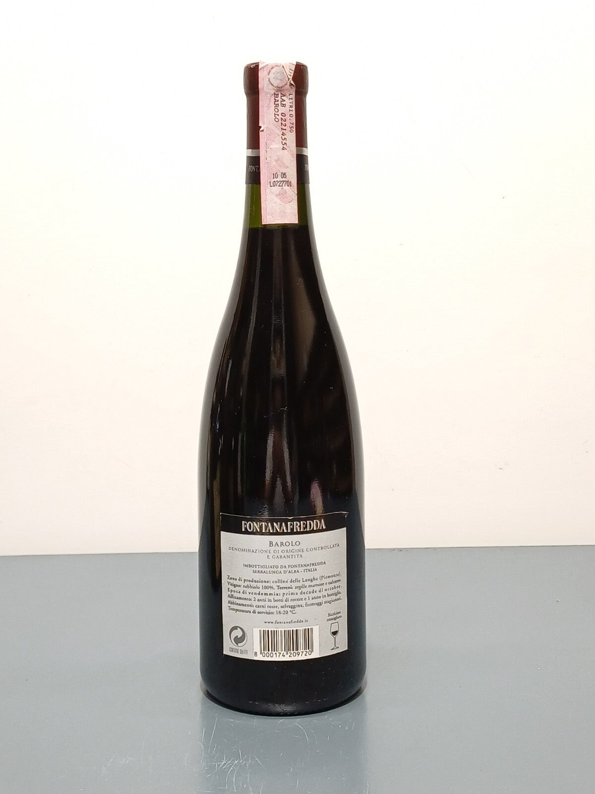 Barolo Fontanafredda 2003 Serralunga D'alba bott.75 cl 13 5%