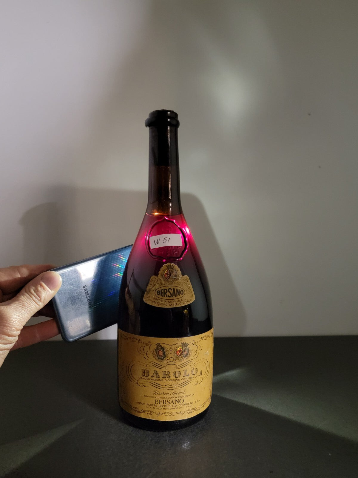 Barolo Bersano Riserva Speciale 1974 Nizza Monferrato bott.75 cl 13%
