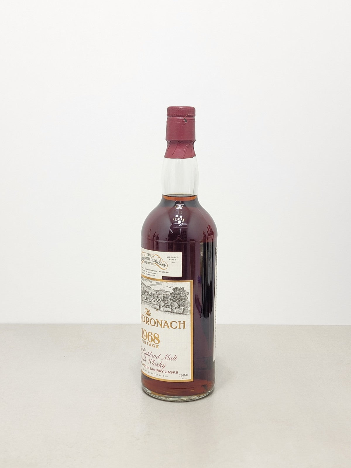 Whisky Glendronach 25 years 1968 Imbott.1993 Single Highland Malt 75 cl 43%