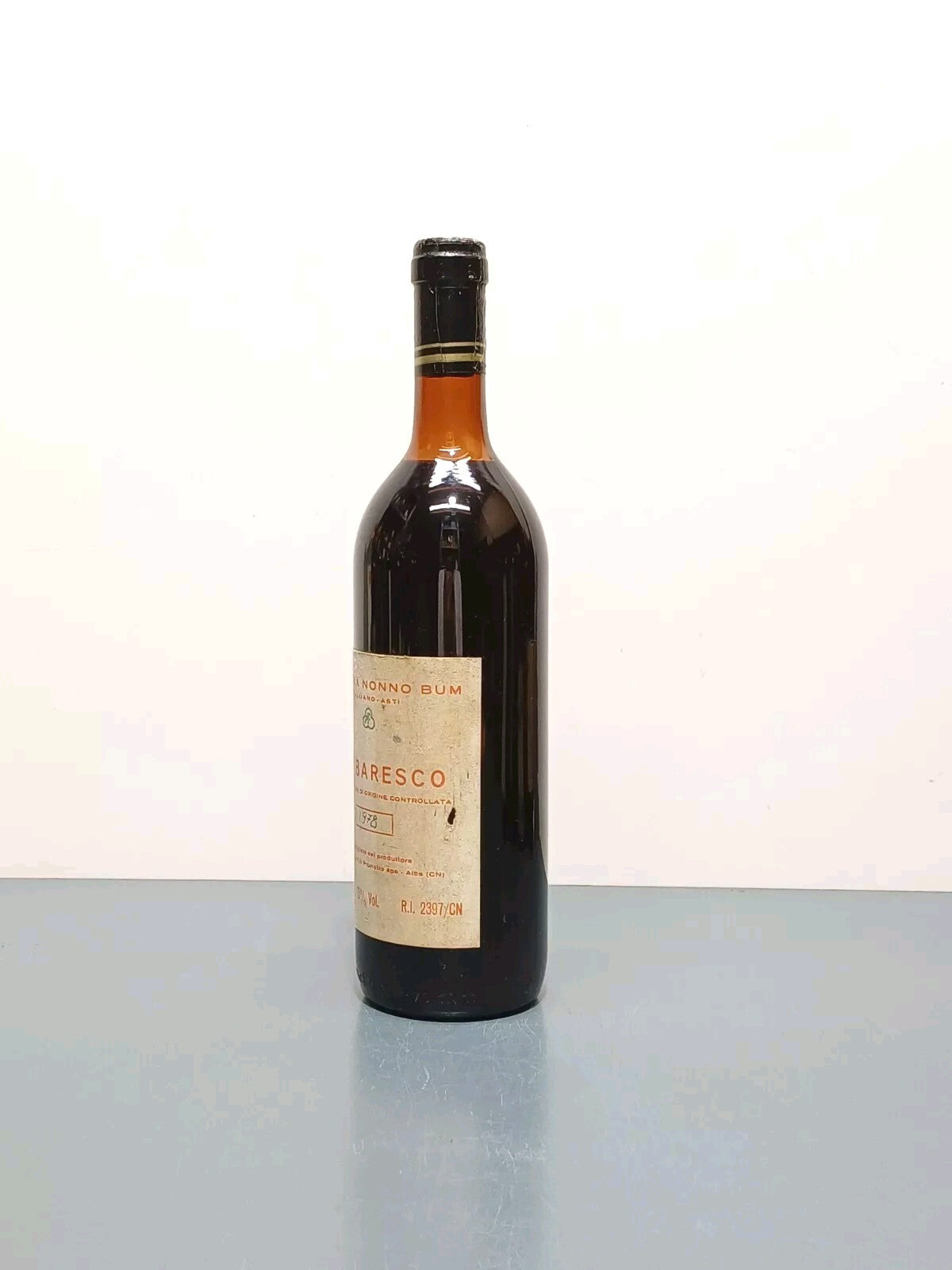 Barbaresco Cantina Nonno Bum Calliano 1978  Asti Imb. F.lli Prunott bott..75 cl