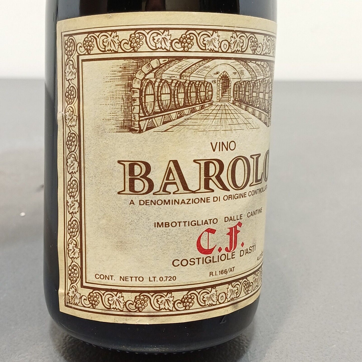 Barolo 1971 Costigliole D'asti C F bott.72 cl 13%