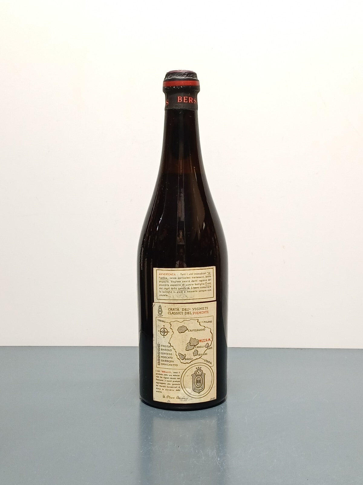 Barolo Bersano Riserva Speciale 1957 Nizza Monferrato bott.75 cl 13%