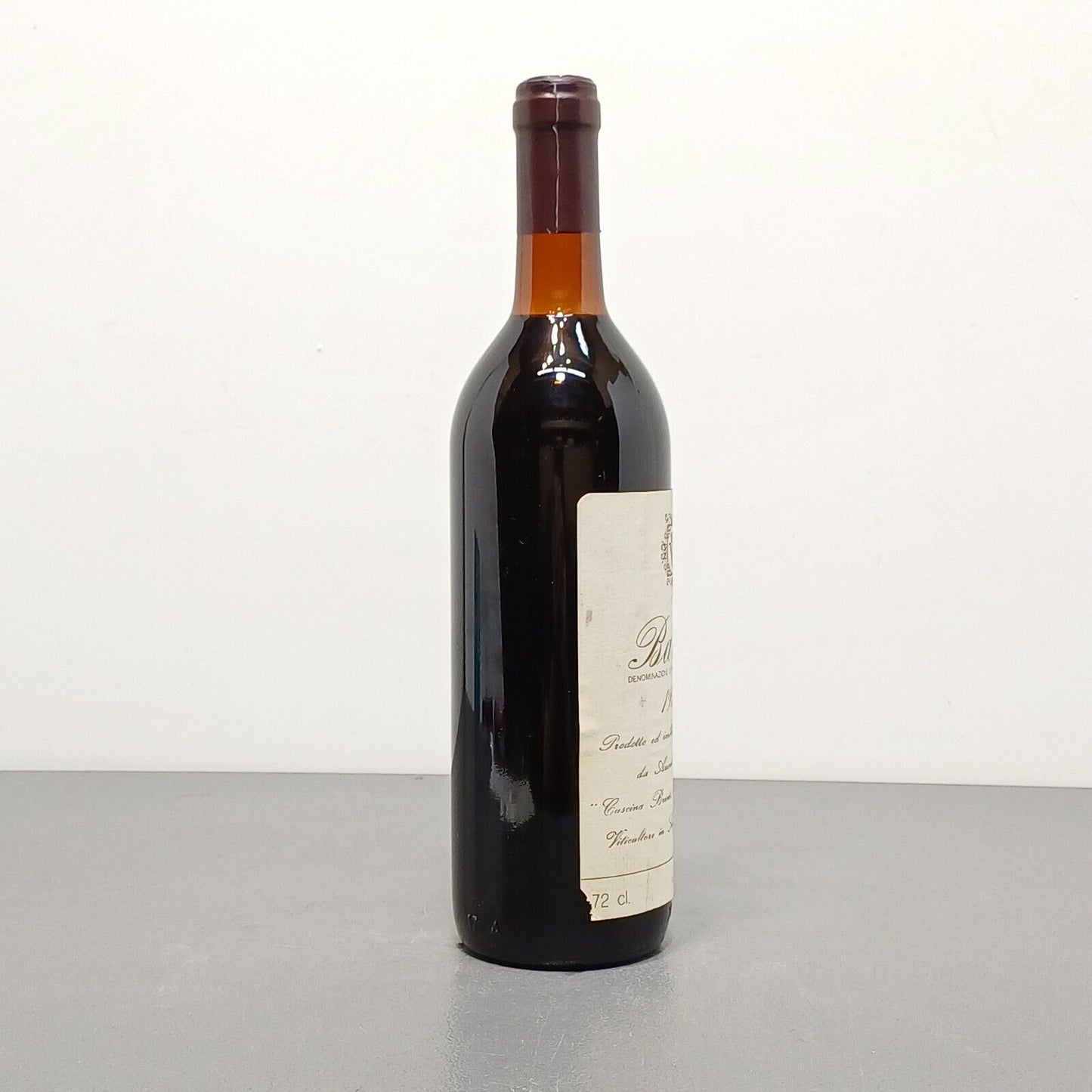 Barolo Cascina Bruni Di Veglio Pasquale 1977 bott.72 cl 13%