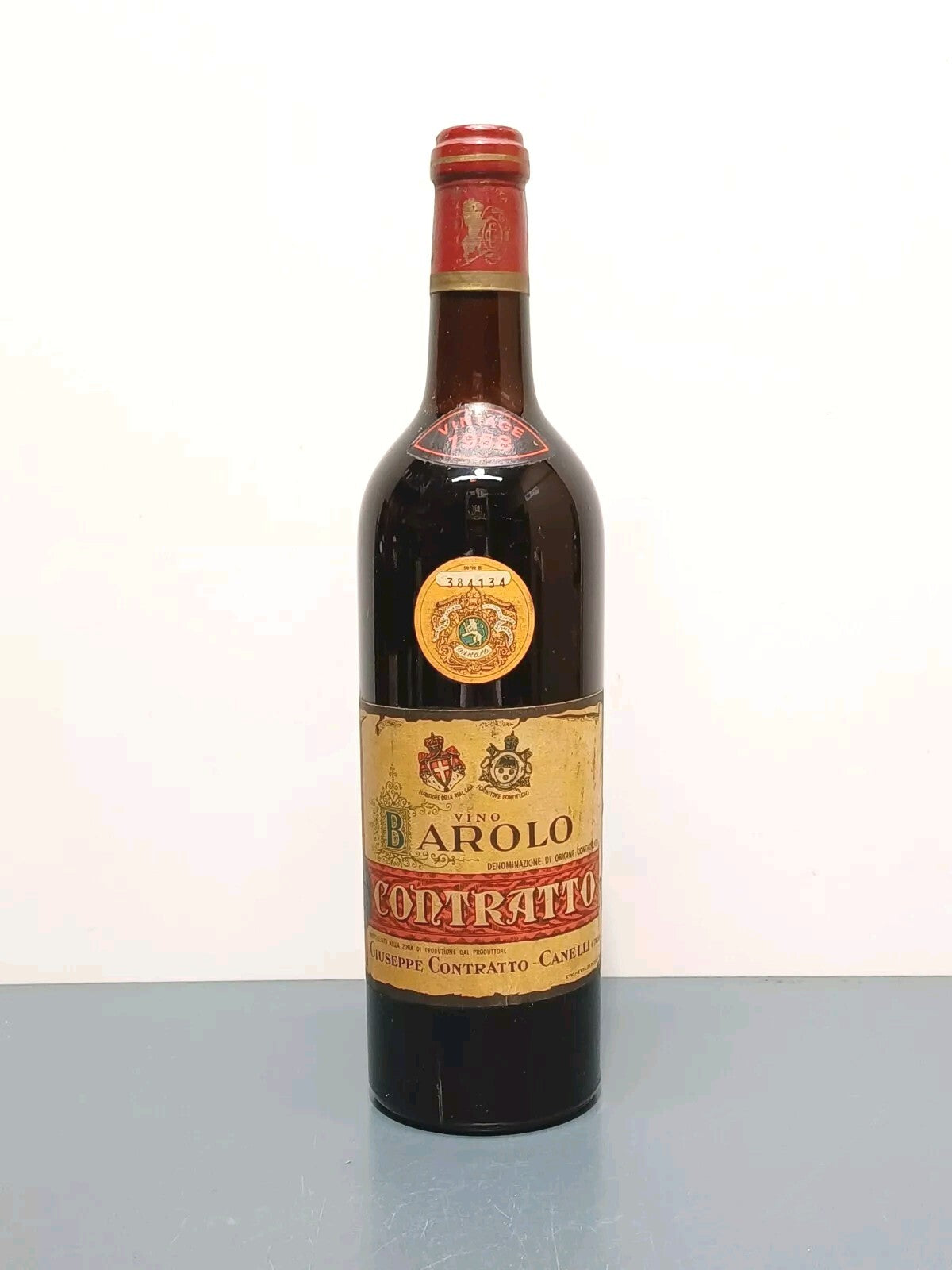 Barolo Contratto Giuseppe 1958 Canelli bott.72 cl