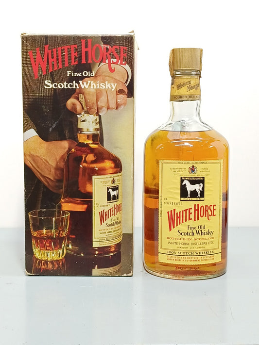 Whisky White Horse 1970s Fine Old Scotch Whisky bott. 1,75 Litri 40%
