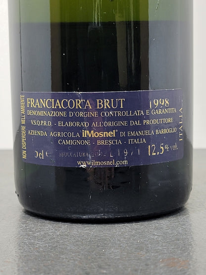 Franciacorta IL Mosnel 1998 Millesimato Emanuela Barboglio bott.75cl 12.5%