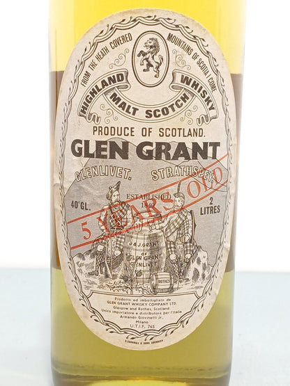 Whisky Glen Grant 5 years 1967 Highland Malt Scotch Whisky bott.2 Litri 40%