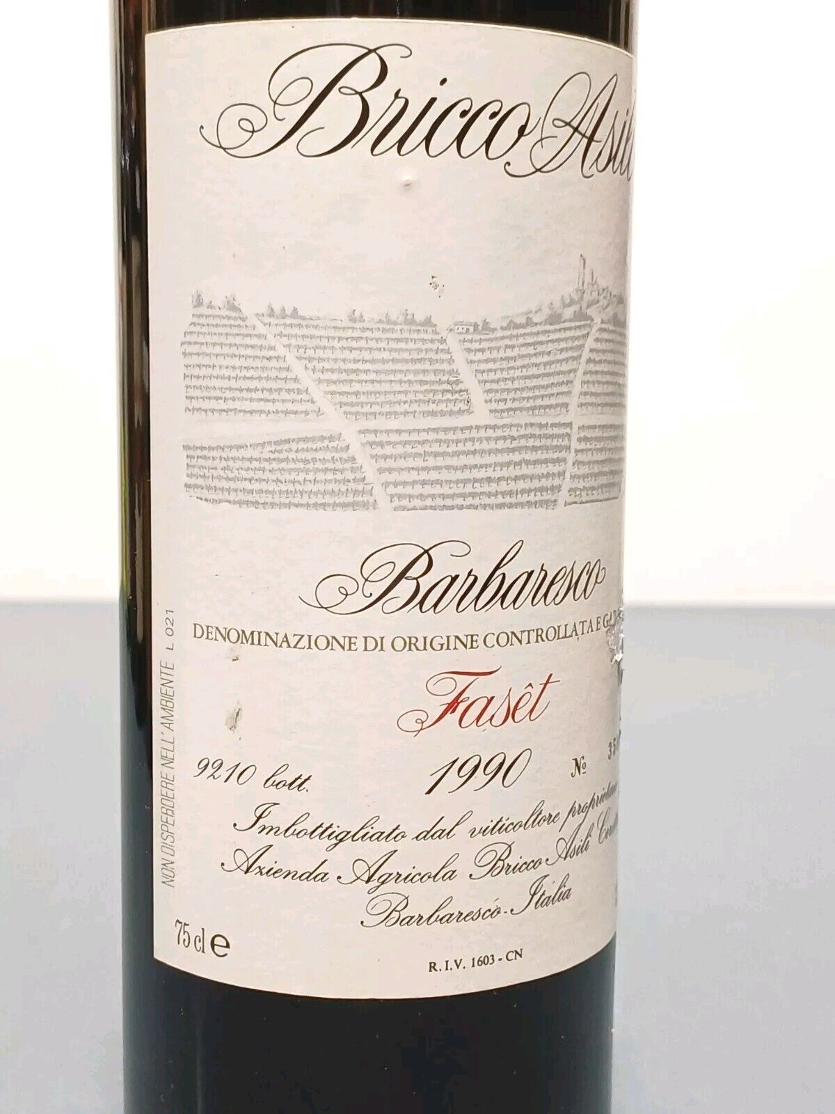 Barbaresco 1990 Bricco Asili Faset Ceretto bott. 75 cl