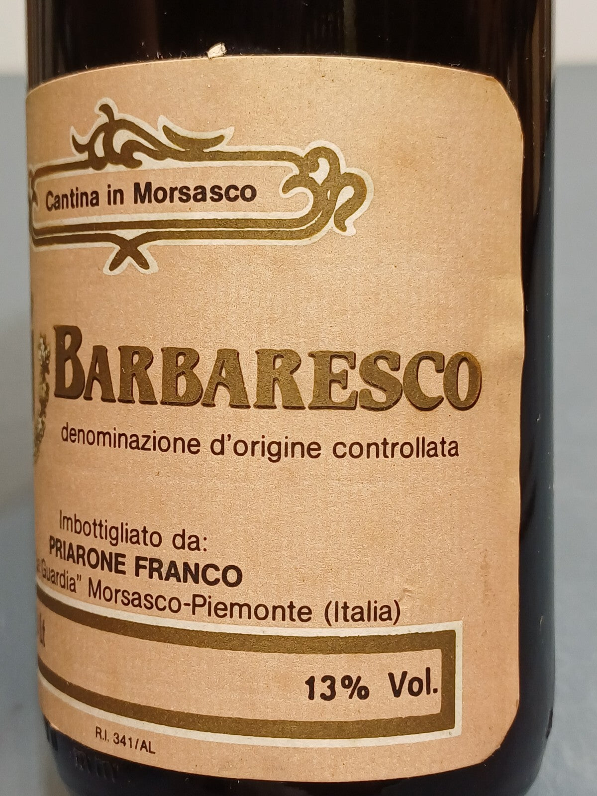 Barbaresco Priarone Franco 1981 bott. 75 cl 13%