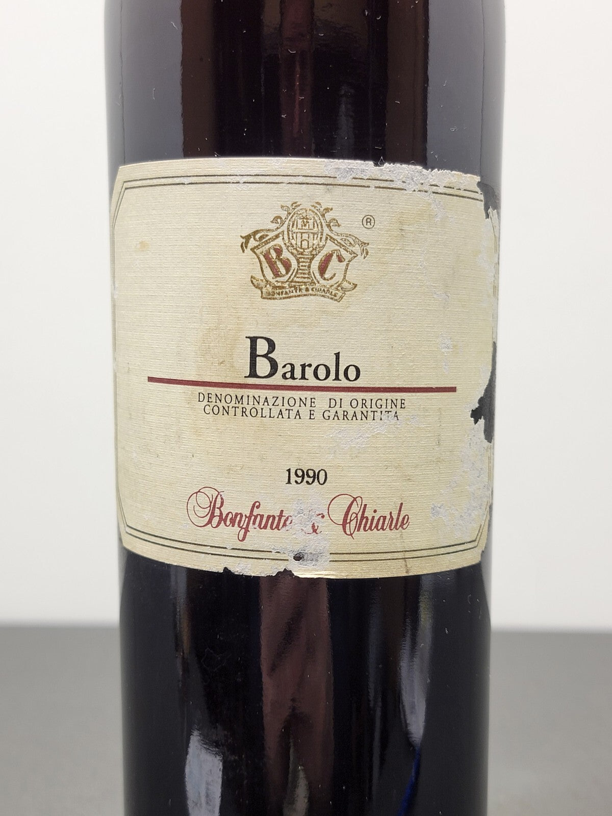 Barolo Bonfante & Chiarle 1990 bott.75 cl 13.5 %
