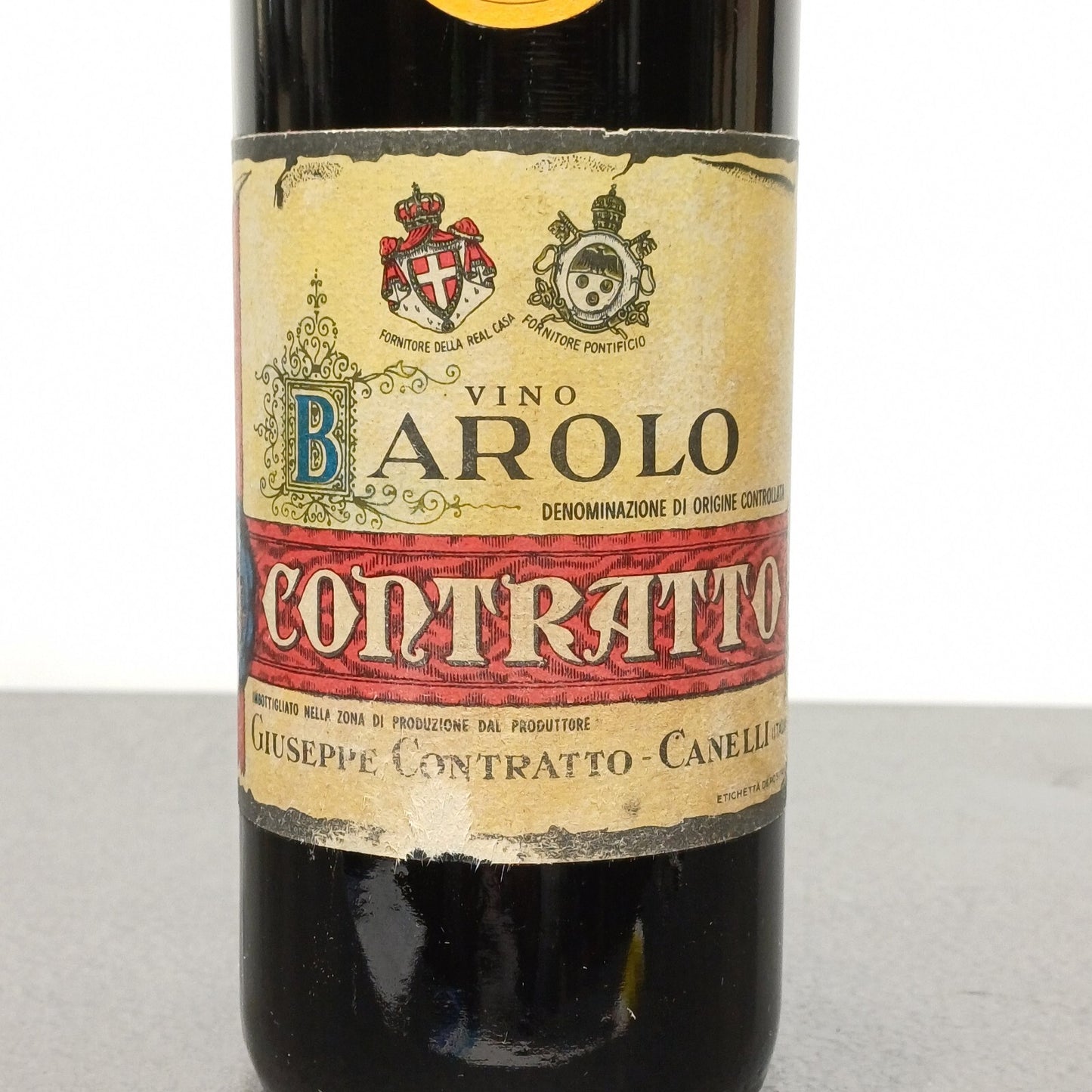 Barolo Giuseppe Contratto 1964 bott.72 cl 13.5%