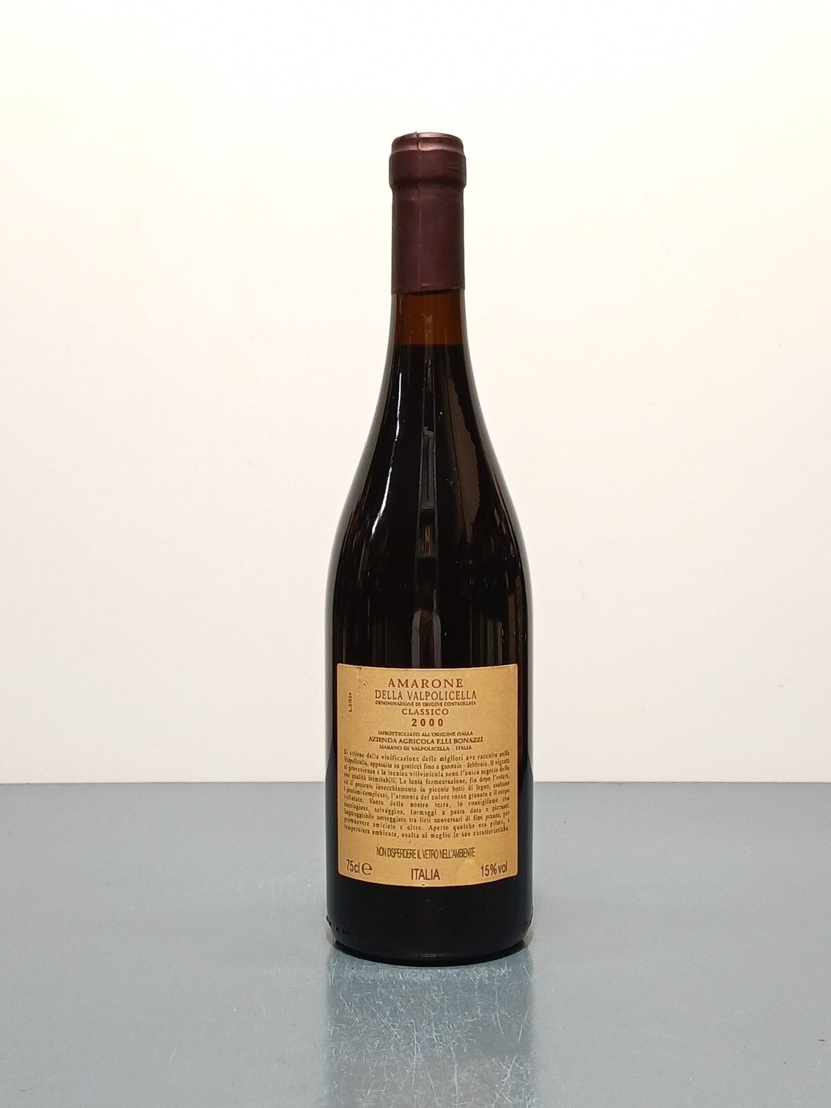 Amarone 2000 IL Cantiere D'italia Valpollicella Classico Fratelli Bonazzi 75 cl