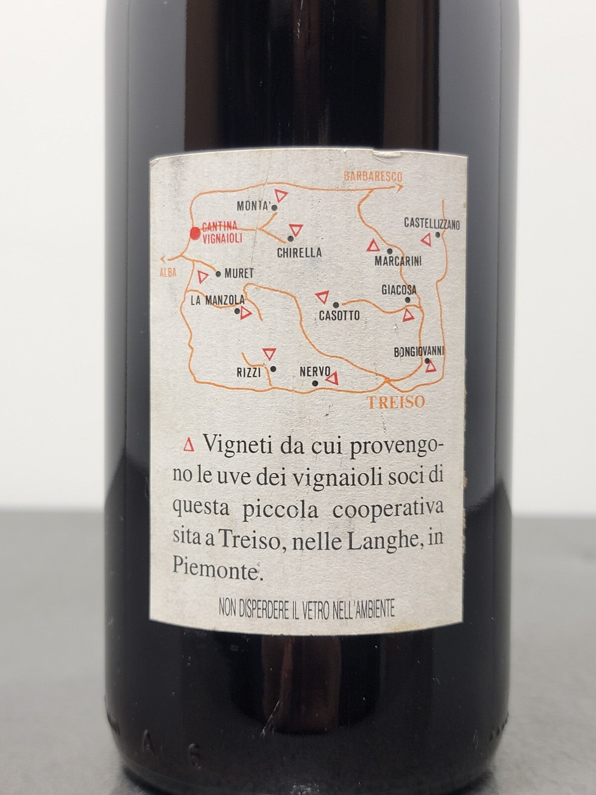 Barbaresco Cantina Vignaioli 1995  Elvio Pertinace bott..75 cl 13.5%